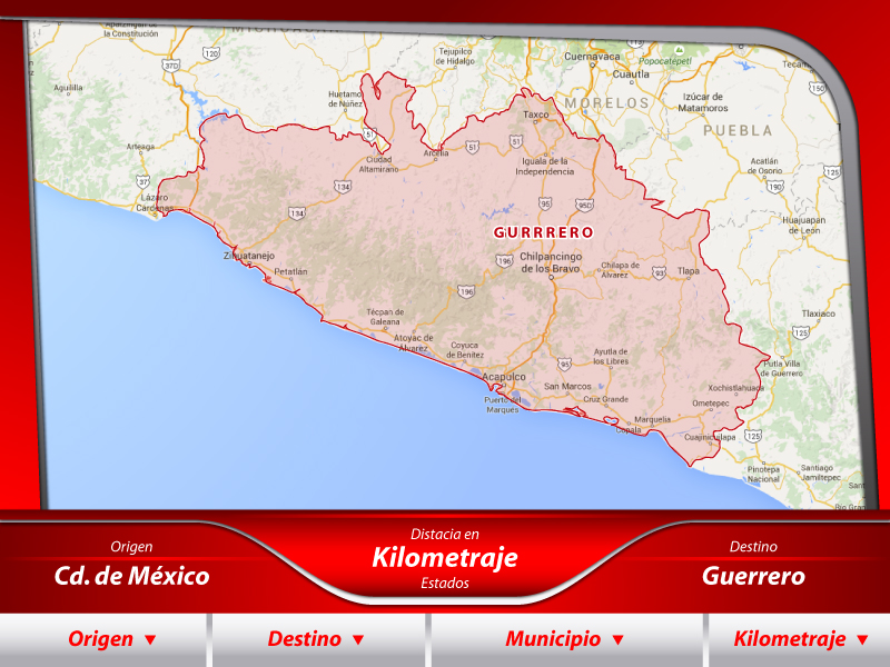 Mudanzas de la Ciudad de México a Guerrero