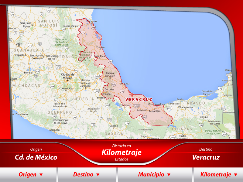 Mudanzas de la Ciudad de México a Veracruz