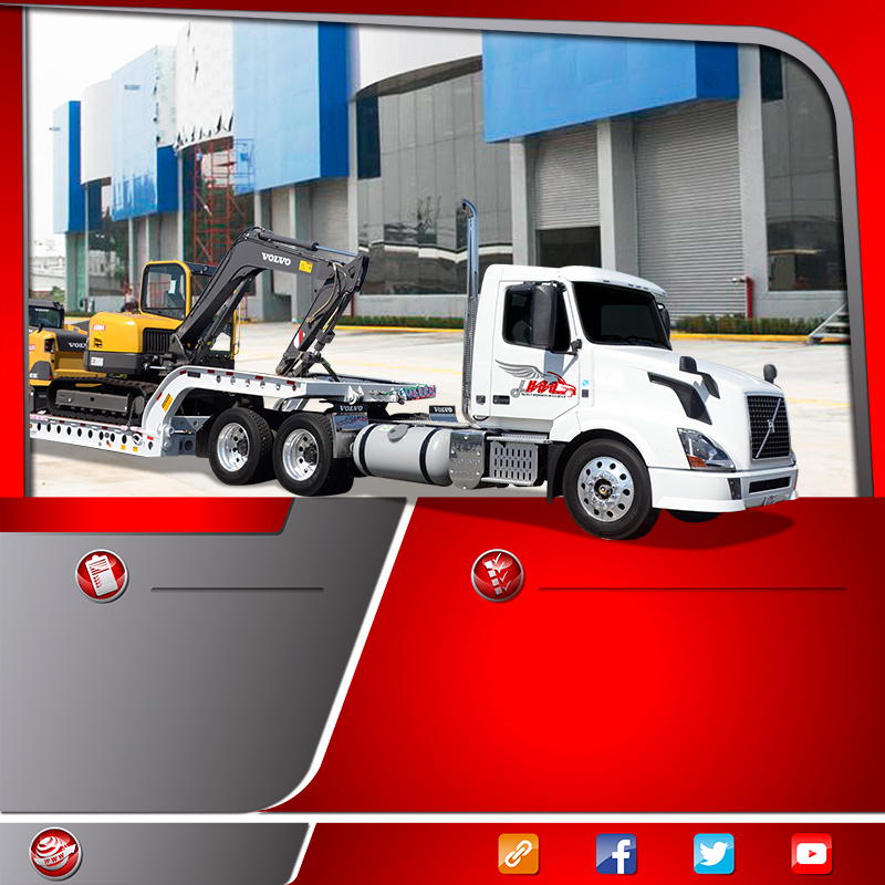  Mudanzas en camión especializado lowboy