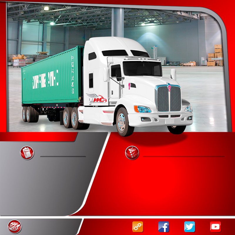  Mudanzas en camión trailer porta contenedor